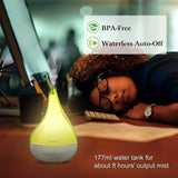 Drop-Shaped Cool Mist Humidifier Health & Wellness - Tophatter Daily Deals