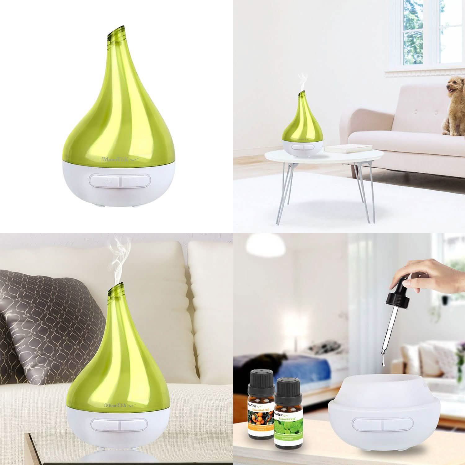 Drop-Shaped Cool Mist Humidifier Health & Wellness - Tophatter Daily Deals