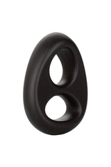 Cal Exotics - Ultra Soft Dual Cock Ring - Black Sex Toy - Tophatter Daily Deals
