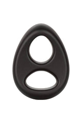 Cal Exotics - Ultra Soft Dual Cock Ring - Black Sex Toy - Tophatter Daily Deals