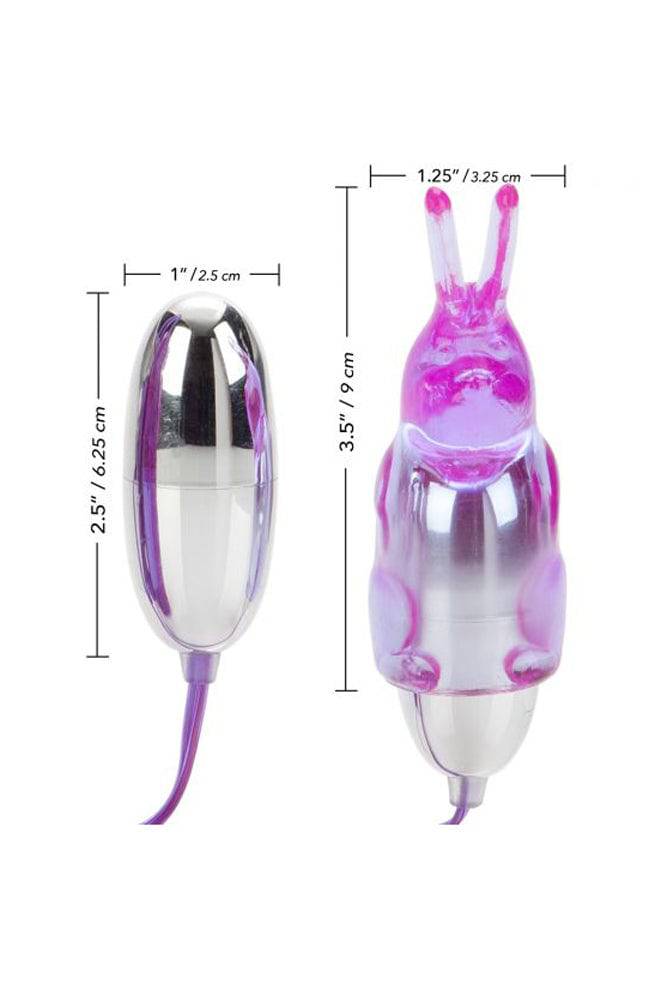 Cal Exotics - Dual Bunny Teaser Vibrators - Purple Sex Toy - Tophatter Daily Deals