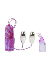 Cal Exotics - Dual Bunny Teaser Vibrators - Purple Sex Toy - Tophatter Daily Deals