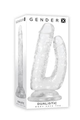 Gender X - Dualistic Double Dildo - Clear Sex Toy - Tophatter Daily Deals