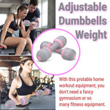 Weights Dumbbell Set - 5-IN-1 Adjustable Weights Dumbbell Set Dumbbeells - Tophatter Daily Deals