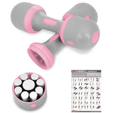 Weights Dumbbell Set - 5-IN-1 Adjustable Weights Dumbbell Set Dumbbeells - Tophatter Daily Deals