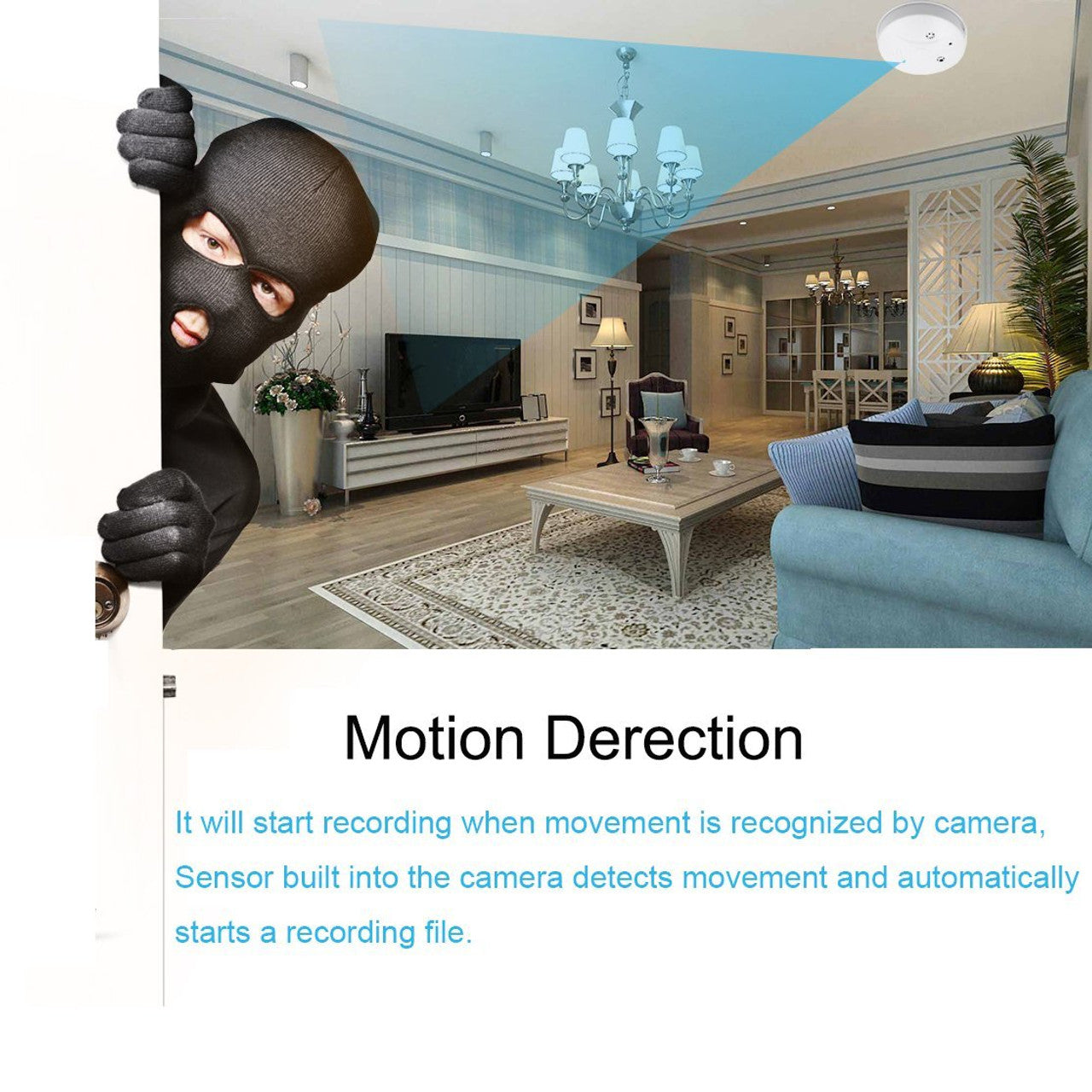 AC Power Dummy Smoke Detector Wifi plus Dvr - Tophatter Daily Deals