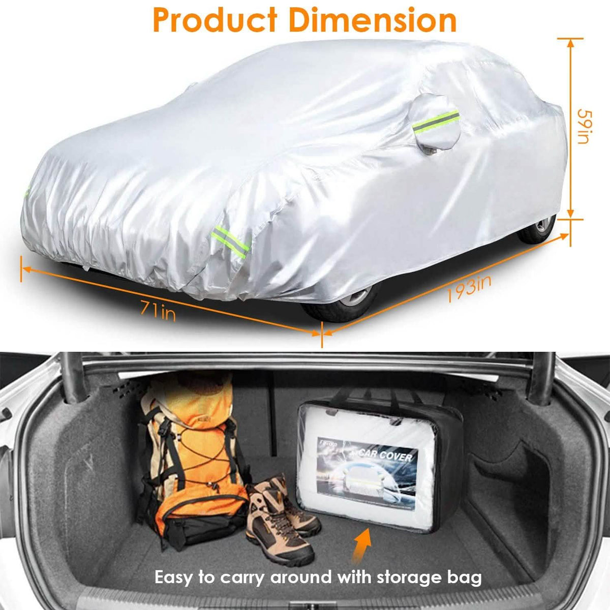 Dustproof UV Protection Automotive Full Cover Automotive - Tophatter Daily Deals