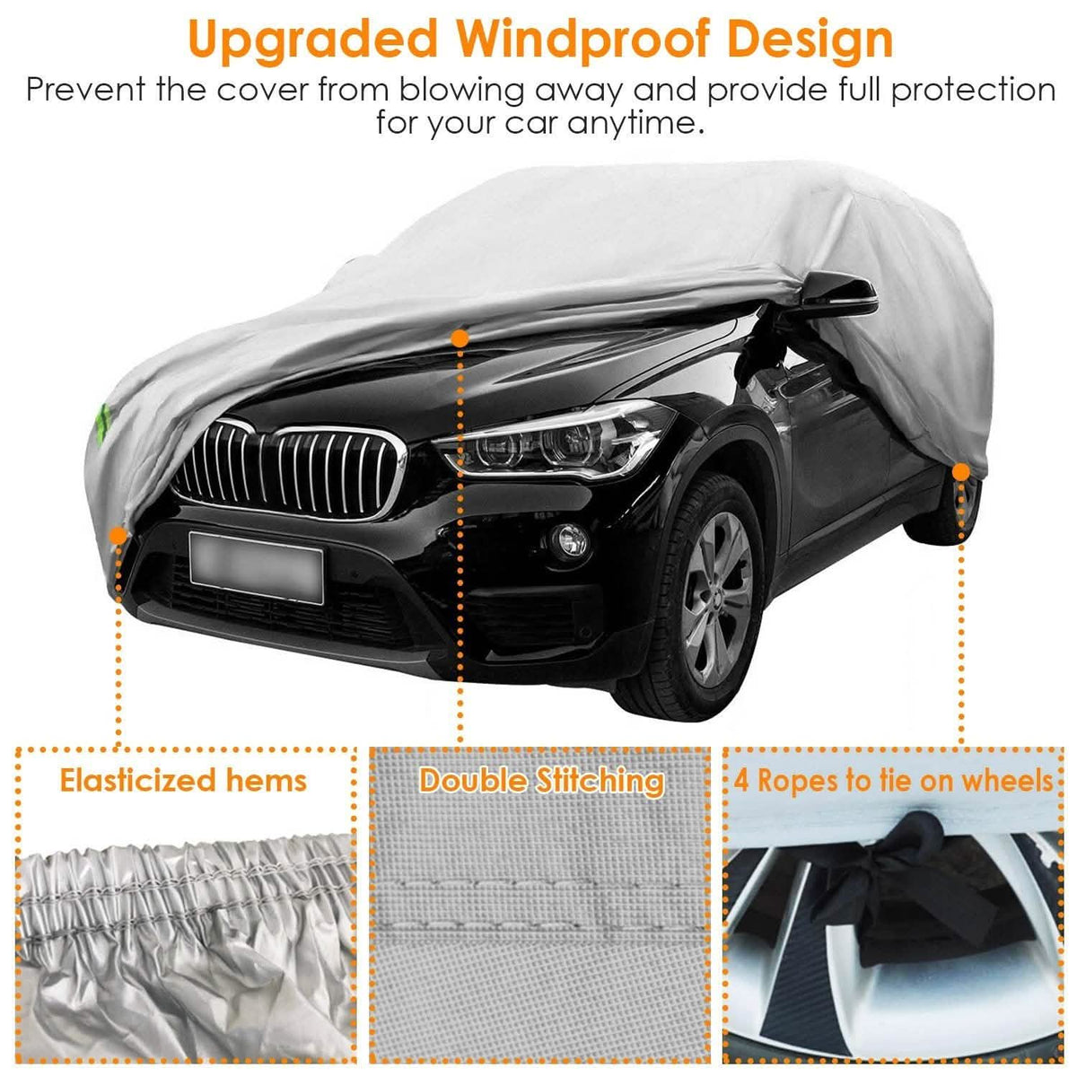 Dustproof UV Protection Automotive Full Cover Automotive - Tophatter Daily Deals