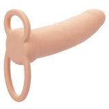 Performance Maxx Thick Dual Penetrator 5 Inch Ivory Liquid Silicone Waterproof Dual Vibrator with Scrotum Ring Rechargeable > Vibrators > Realistic Vibrators - Tophatter Daily Deals