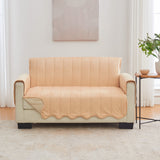 Velvet Furniture Protectors - Velvet Collection Loveseat Peach Furniture & Decor - Tophatter Daily Deals