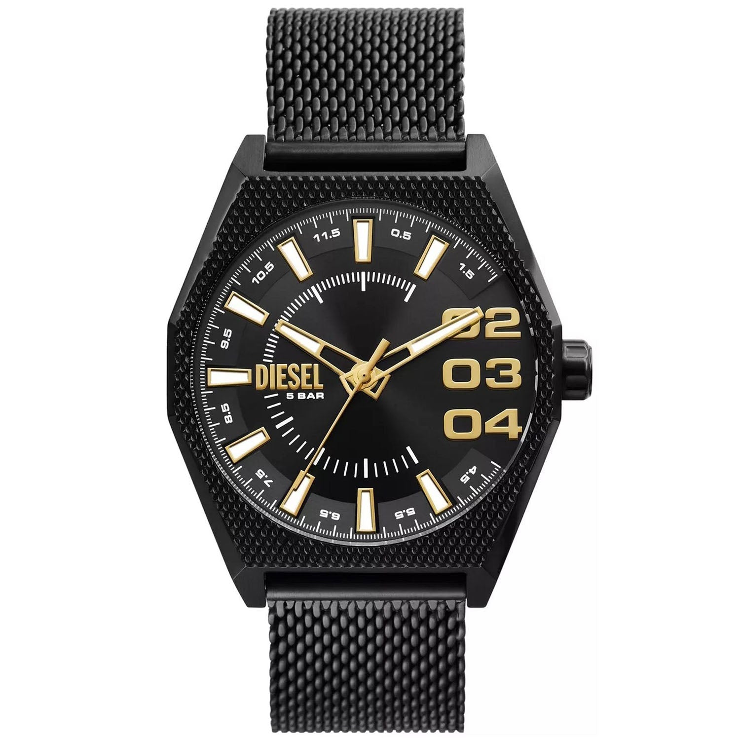 Diesel Men's Scraper Black Dial Watch - DZ2194 Black Watches - Tophatter Daily Deals