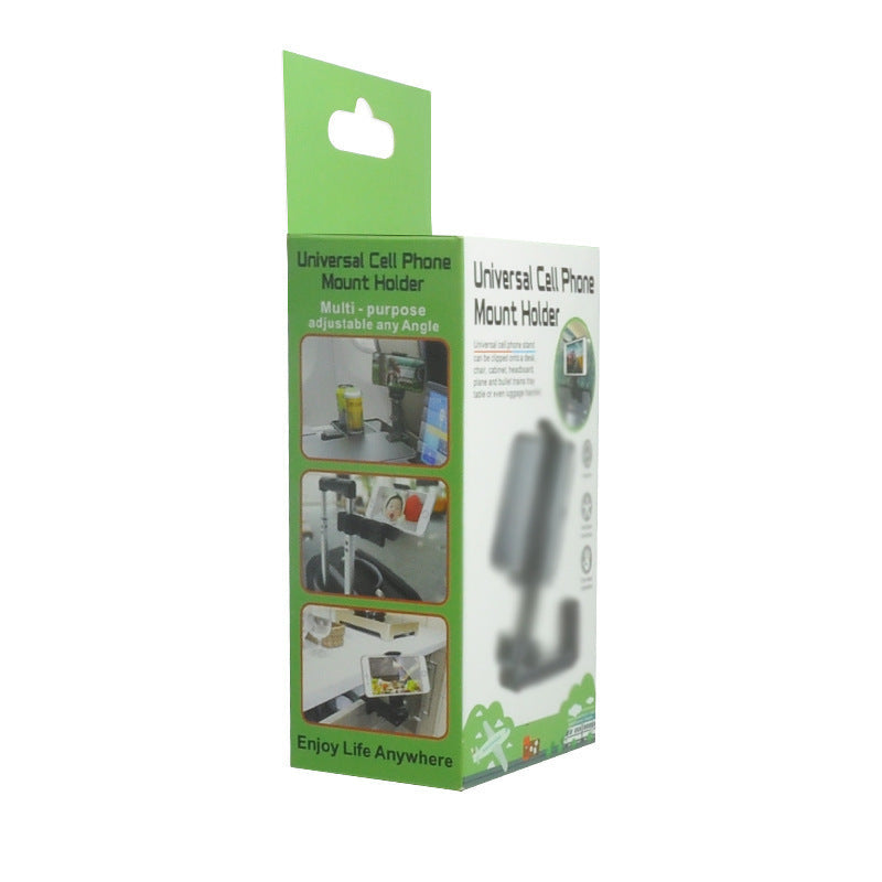 360 Rotary Multifunctional Collapsible Mobile Phone Holder H22 Black 1pc 0 - Tophatter Daily Deals