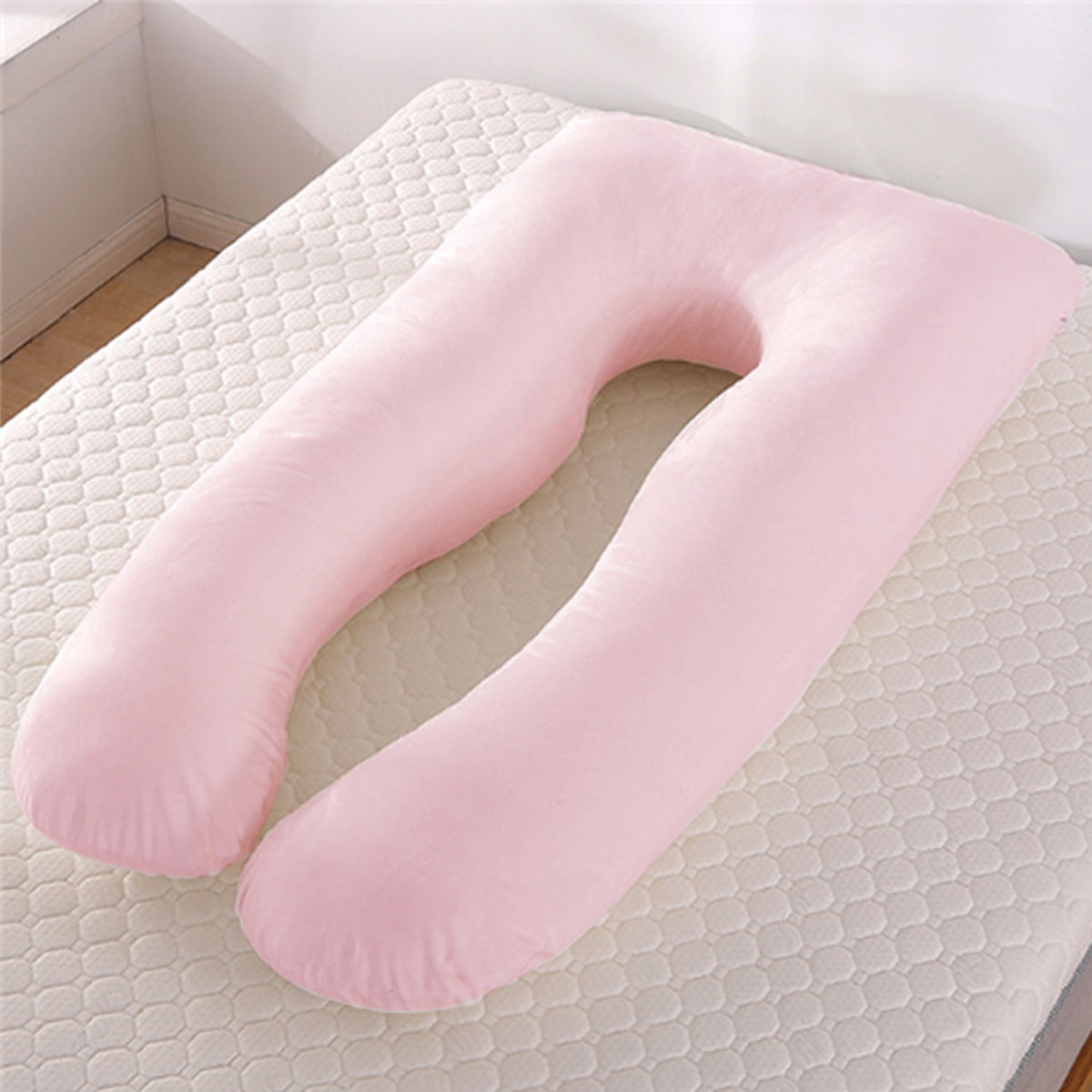 U-Shaped Maternity Pillow – Cooling Pregnancy Support Pillow Bedding - Tophatter Daily Deals