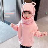 Baby Middle And Small Children's Casual Hooded Jacket Pink 0 - Tophatter Daily Deals