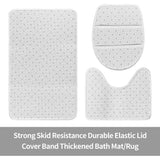 31.5x20in Flannel Non-slip Floor Mats Three-piece Set 7 - Tophatter Daily Deals