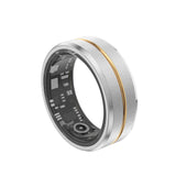 2024 Smart Ring For Men Women Heart Rate Blood Oxygen Monitoring Multi Sports Modes IP68 Waterproof Smart Rings For Android IOS Medium Gold 0 - Tophatter Daily Deals