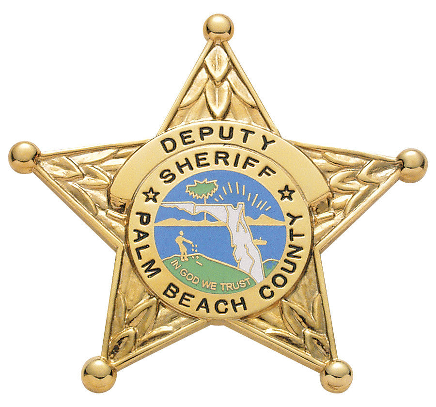 E106 - Custom Engraved Badge by Smith & Warren - Tophatter's Weapons'N'Deals 5 Point Stars - Tophatter Daily Deals