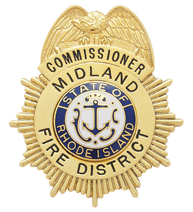 E117 - Custom Engraved Badge by Smith & Warren - Tophatter's Weapons'N'Deals Eagle Top - Tophatter Daily Deals