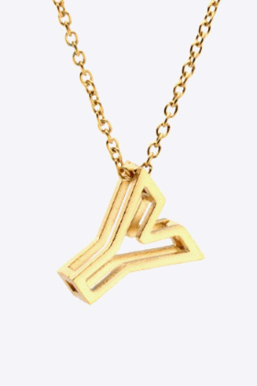 U to Z Letter Pendant Nekclace Necklaces - Tophatter Daily Deals