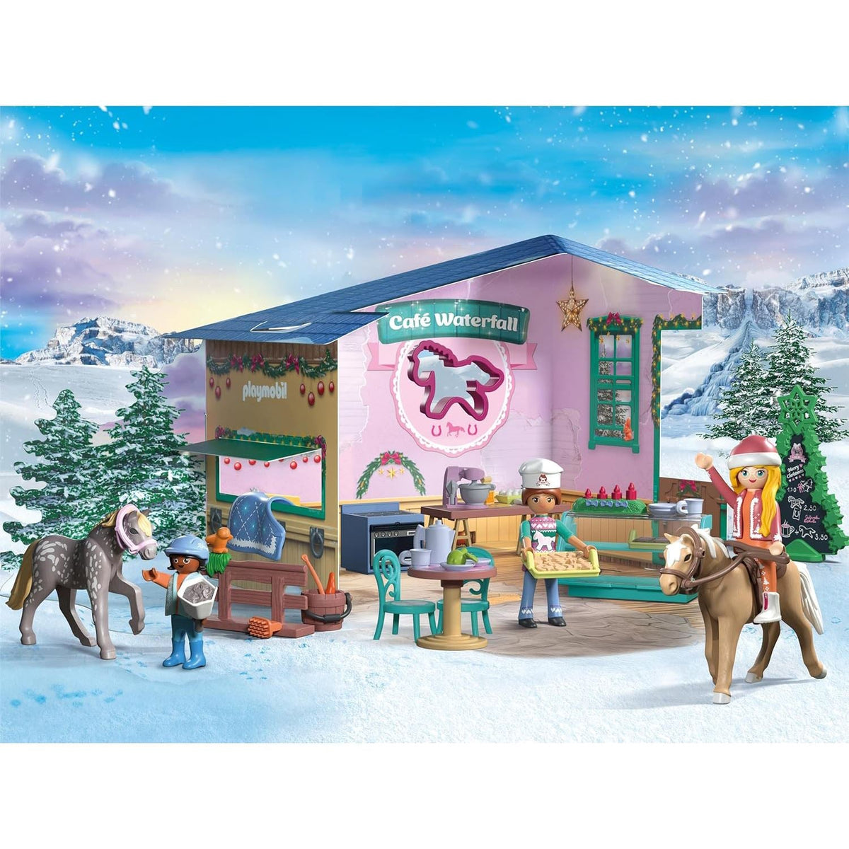 Playmobil 71952 Christmas Baking at the Rider Cafe - Children's Toy Advent Calendar Advent Calendar - Tophatter Daily Deals