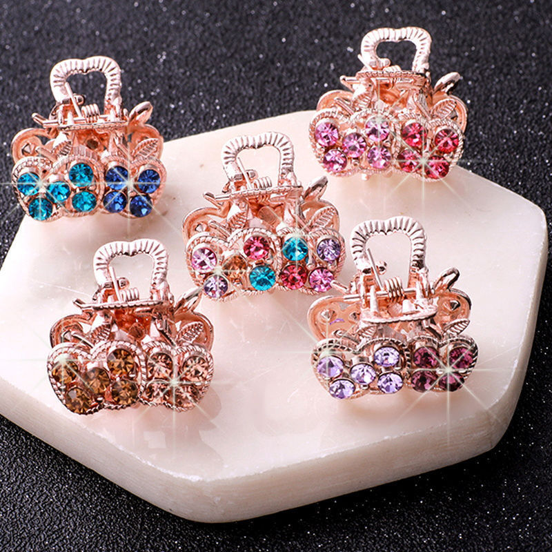 Butterfly Clasp Hair Jewelry Hairpin Apple 5pcs set 0 - Tophatter Daily Deals