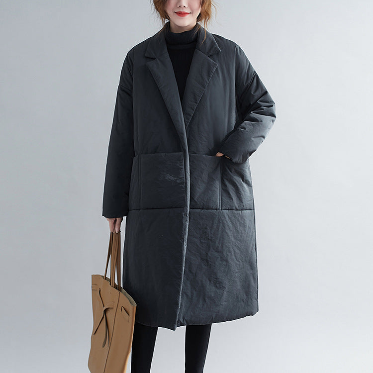 Artistic Loose Plus Size Women's Slim Coat 0 - Tophatter Daily Deals