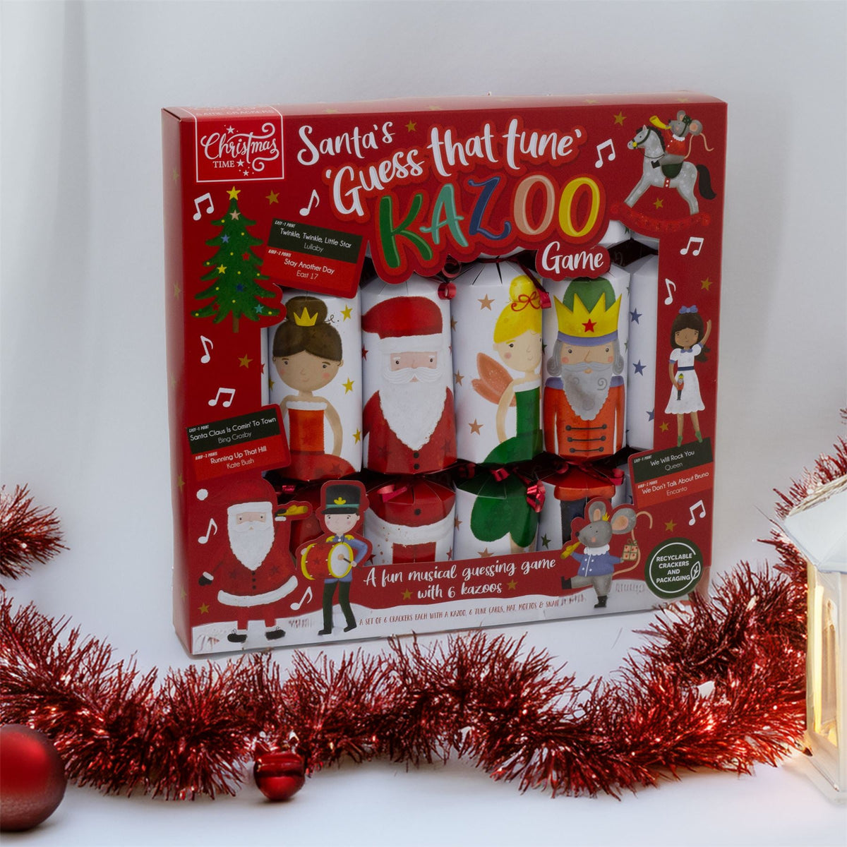 6 Kazoo Christmas Crackers | Family Musical Guess That Tune Game with Kazoo Christmas Cracker - Tophatter Daily Deals