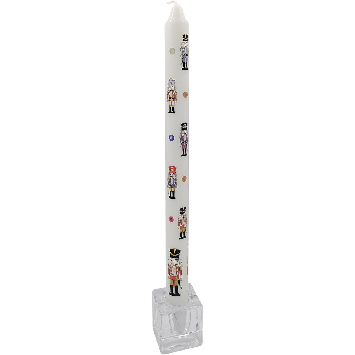 Nutcracker Soldier Advent Dinner Candle | Christmas Calendar Candle - 29cm Advent Candle - Tophatter Daily Deals