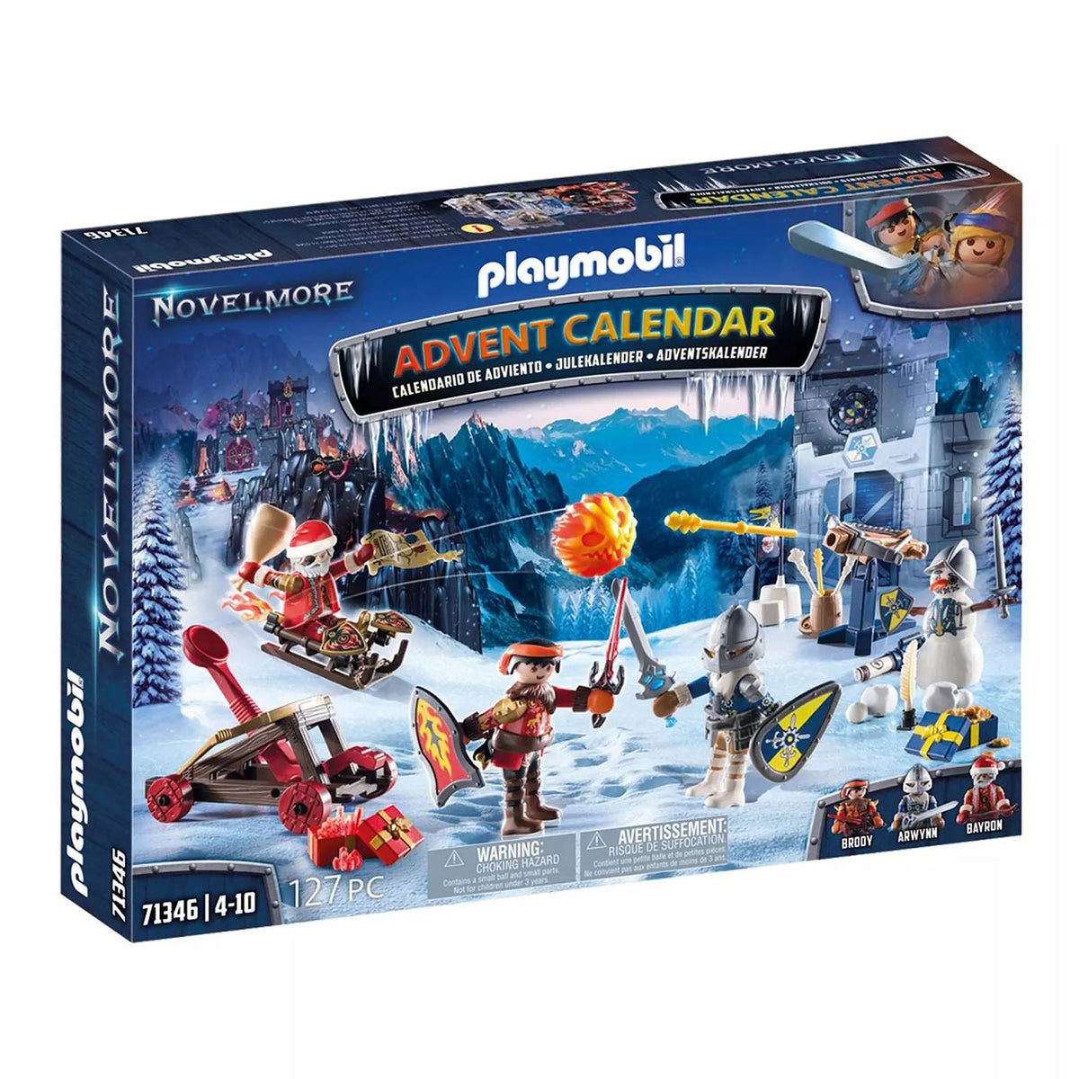 Playmobil Novelmore Battle in the Snow - Children's Christmas Advent Calendar Advent Calendar - Tophatter Daily Deals
