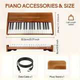 Electronic Keyboard Piano for Beginners Musical Instruments - Tophatter Daily Deals