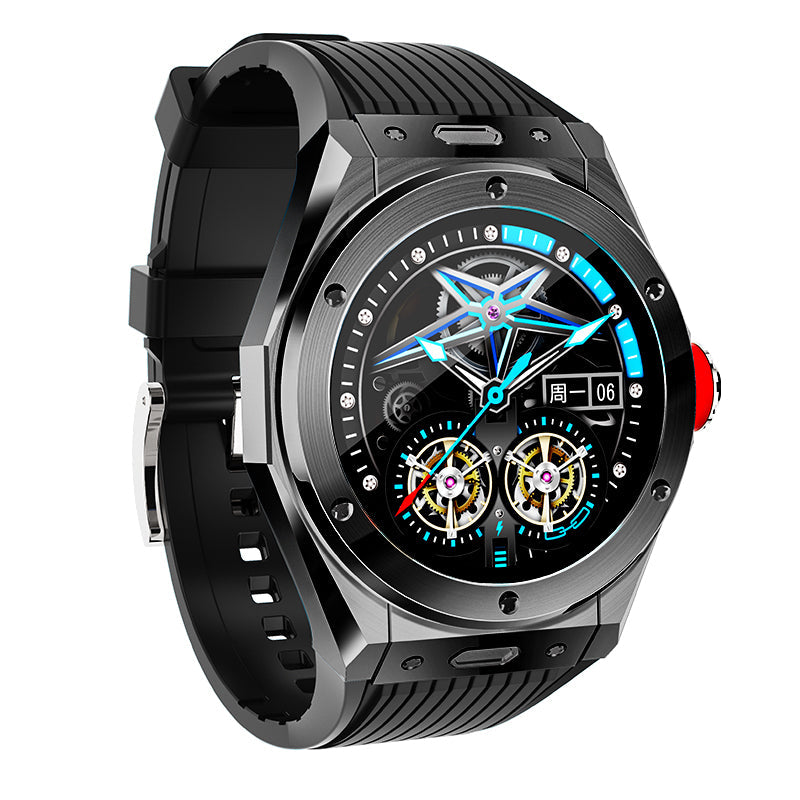 Bluetooth Call Watch Local Music Pedometer Sleep Heart Rate Health Monitoring Sports Smart Watch Black 0 - Tophatter Daily Deals