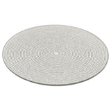 Round Silver Glitter Candle Plate, 15 cm Mirrored Glass Candle Stand Candle Plate - Tophatter Daily Deals