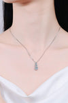 Moissanite Triple-Pendant Necklace Necklaces - Tophatter Daily Deals