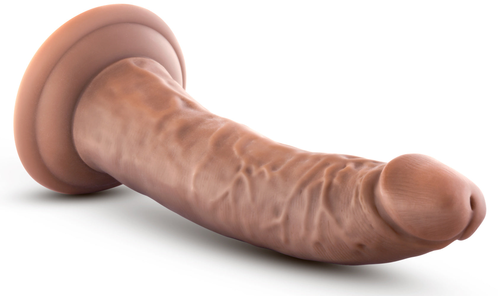Blush Au Naturel Jack (Mocha) 7 Inch Bendable Realistic Dildo > Dildos > Realistic Dildos - Tophatter Daily Deals