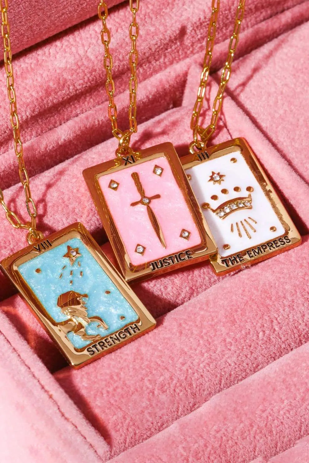 Tarot Card Pendant Copper Necklace Necklaces - Tophatter Daily Deals