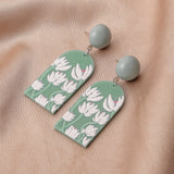 3d Printing Plant Flowers And Animals Doodle Earrings K 0 - Tophatter Daily Deals