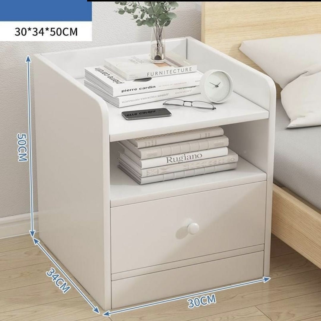 Bedside Table Simple Modern Home Bedroom Crevice Shelf Bedsi 0 - Tophatter Daily Deals