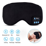 5.0 Bluetooth Music Eye Mask Black 0 - Tophatter Daily Deals