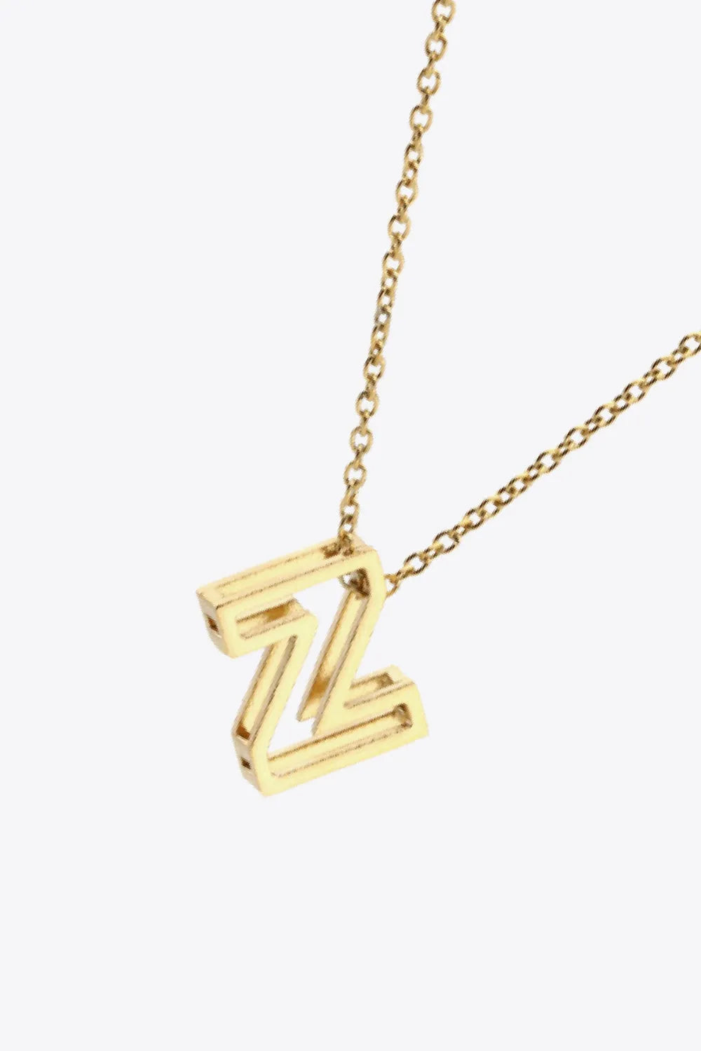 U to Z Letter Pendant Nekclace Necklaces - Tophatter Daily Deals