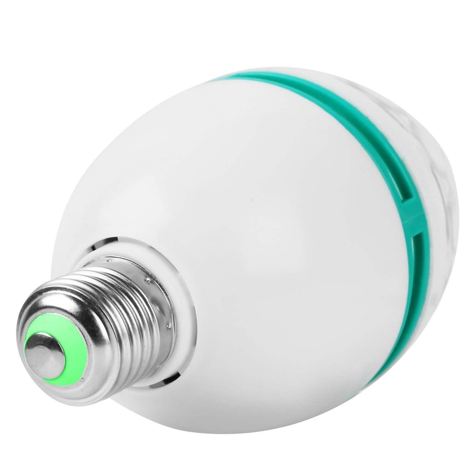 E27 3W Rotating RGB LED Light Bulb Indoor Lighting - Tophatter Daily Deals