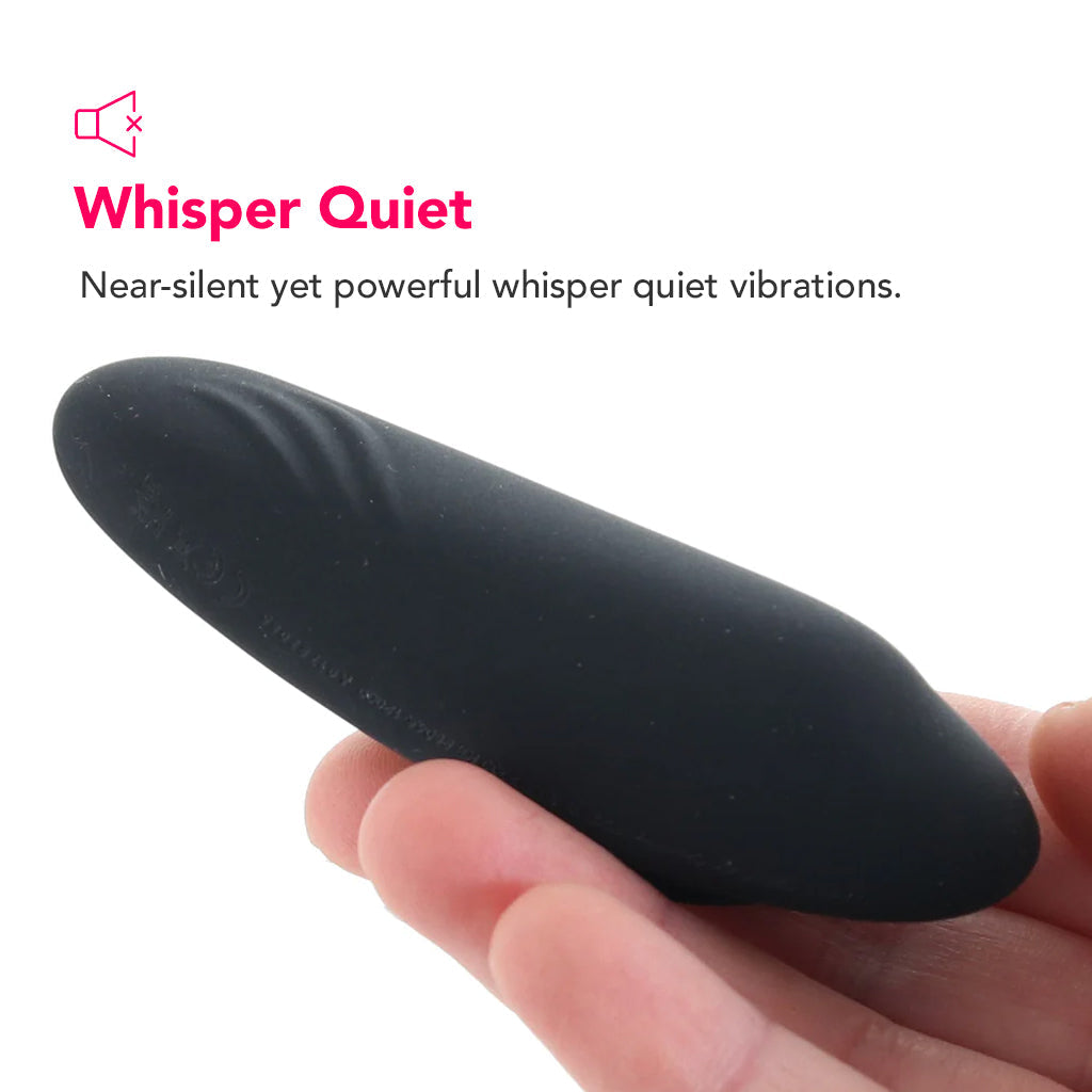 We-Vibe Moxie+ Wearable Clitoral Vibe in Satin Black Vibrators > Wearable & Panty Vibrators - Tophatter Daily Deals
