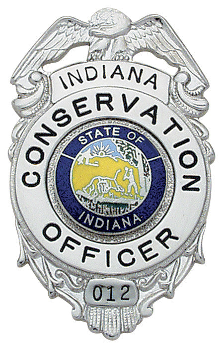 E288 - Custom Engraved Badge by Smith & Warren - Tophatter's Weapons'N'Deals Eagle Top - Tophatter Daily Deals