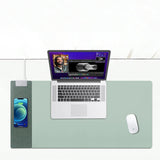 15W Fast Charging Mouse Pad With Wireless Charging Desk Mat Office Home 15W Mouse pad 0 - Tophatter Daily Deals