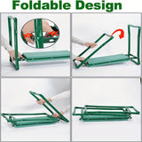 Garden Kneeling Chair with Cushion and Tool Bag Garden Arches, Trellises, Arbours & Pergolas - Tophatter Daily Deals
