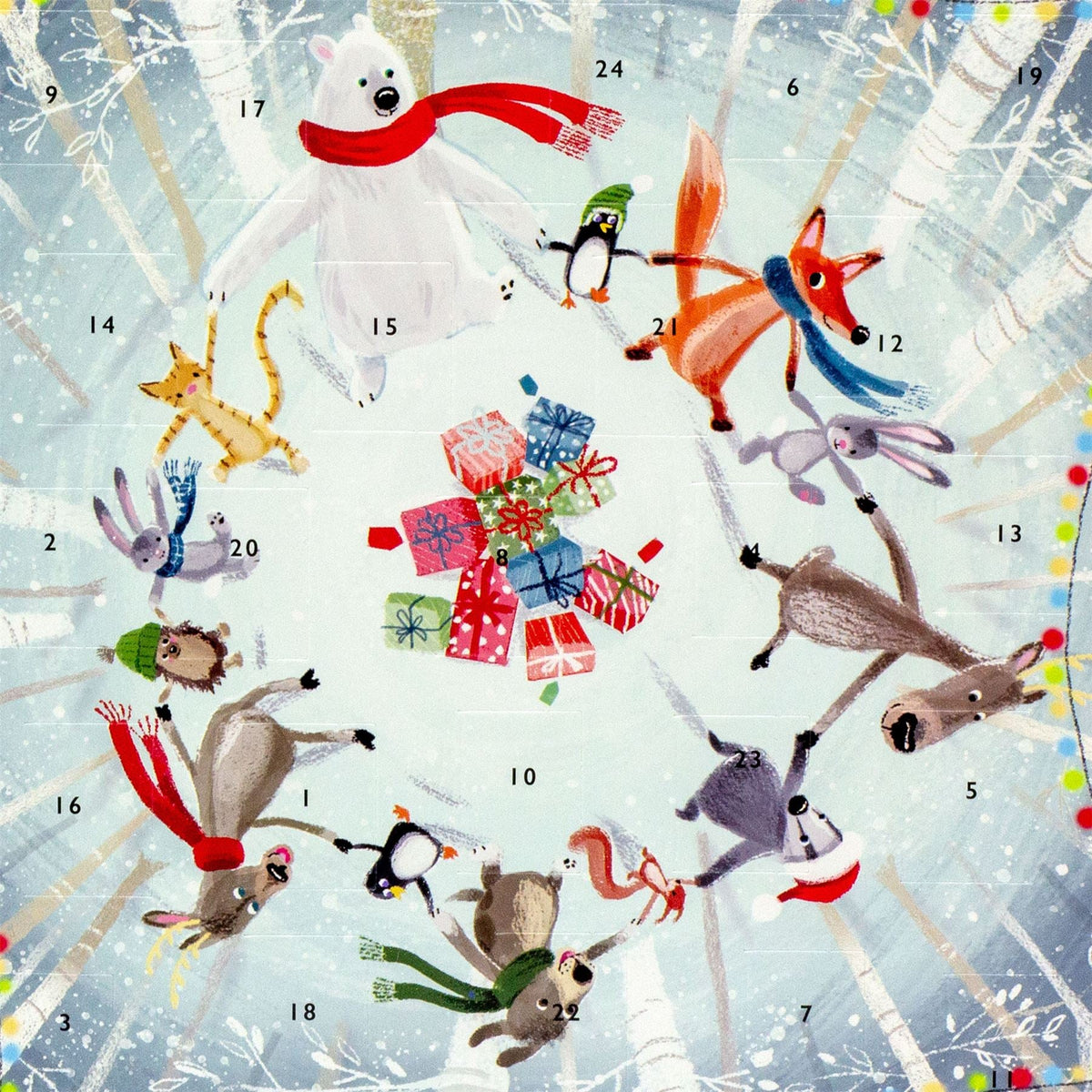 Celebration in the Forest Christmas Advent Calendar Picture Advent Calendar 21cm Advent Calendar - Tophatter Daily Deals