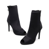 Black Elastic Latin Dance Shoes Outdoor 0 - Tophatter Daily Deals