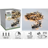 1000 Warm White LED String Lights | Microcluster LEDs for Indoor & Outdoor Fairy Lights - Tophatter Daily Deals