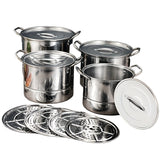 Camping Pot Set with Kettle Camp Cooking - Tophatter Daily Deals