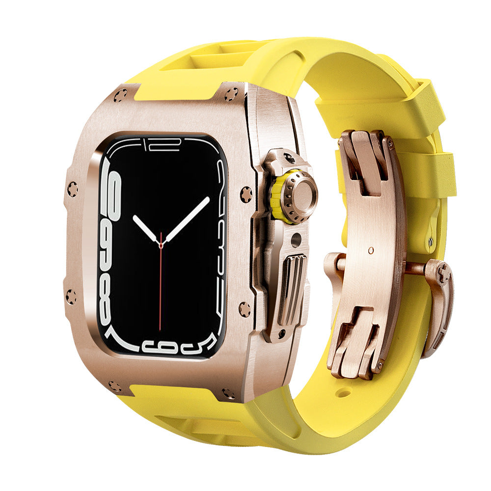 Alloy Modified Watch Protective Case Yellow Rose gold 0 - Tophatter Daily Deals