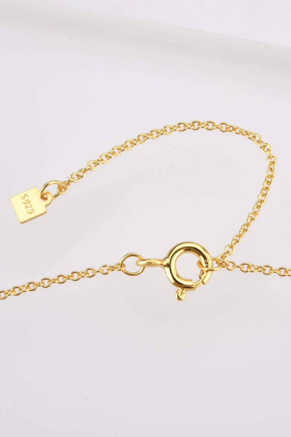 Inlaid Zircon Star and Moon Necklace Necklaces - Tophatter Daily Deals